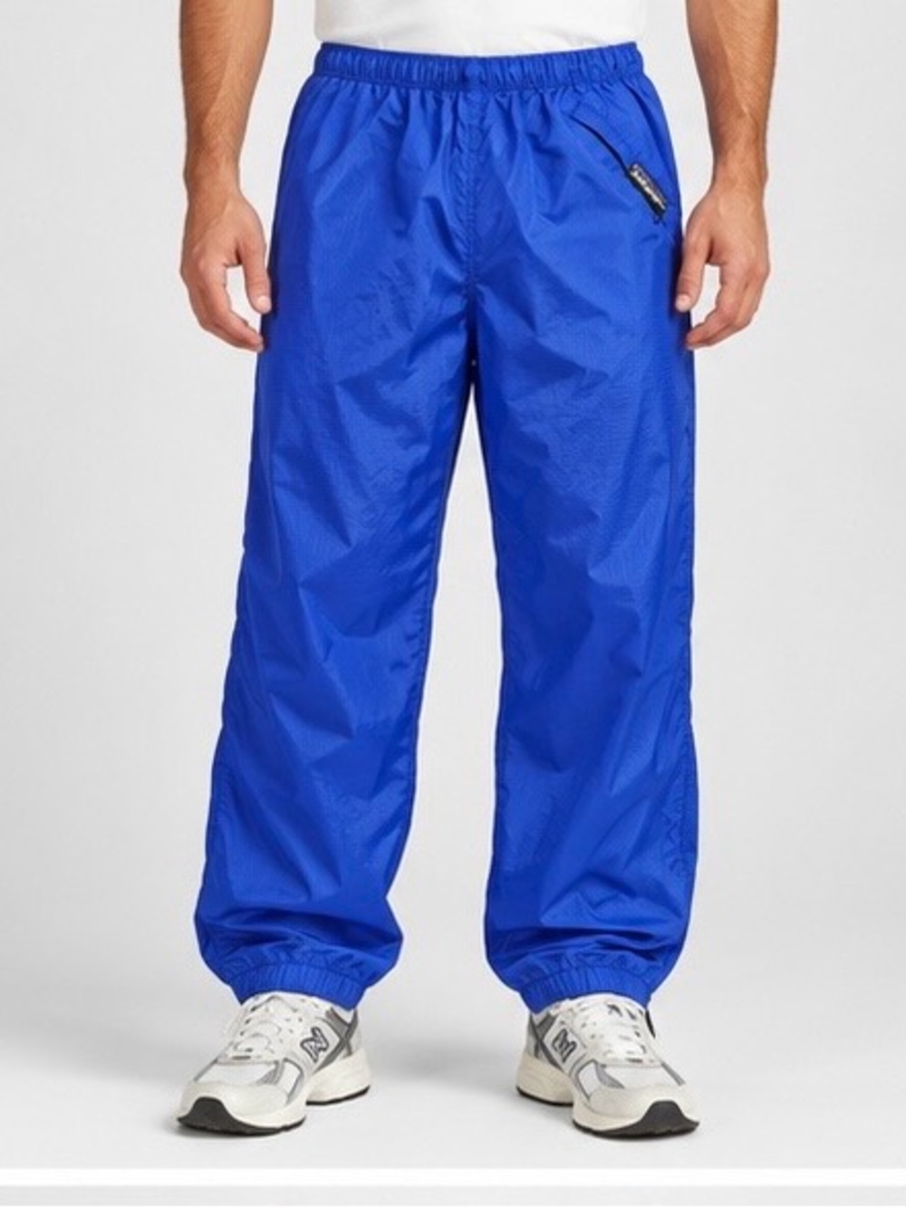 Vintage Patagonia Wind Rain Shell Pants Blue calf Side Zip Unisex L